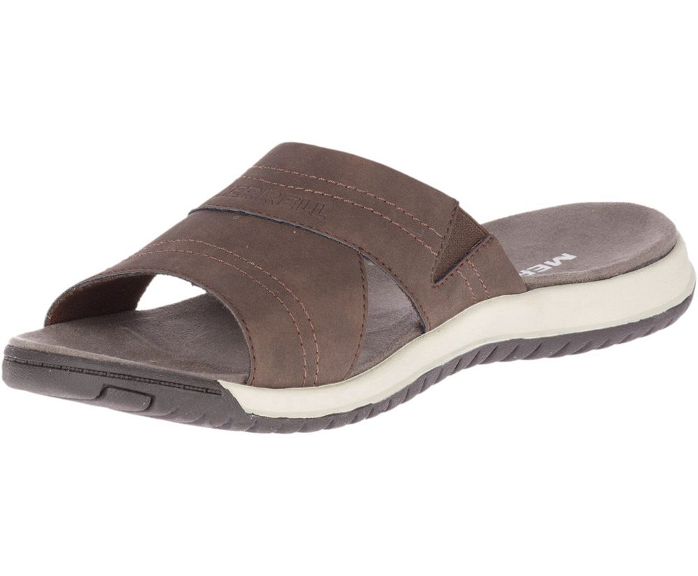 Sandálias Homem - Merrell Veron Slide - Marrom - LTP356021